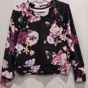 Justice Pink and Gray Top